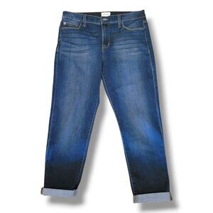 Hudson Women's Natalie Dianna Blue Crop Jeans - Size 29